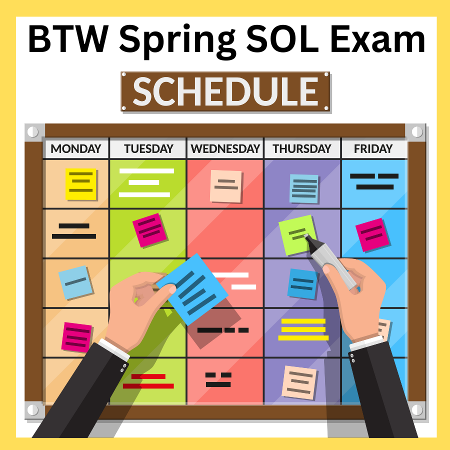  BTW SOL Exam Schedule